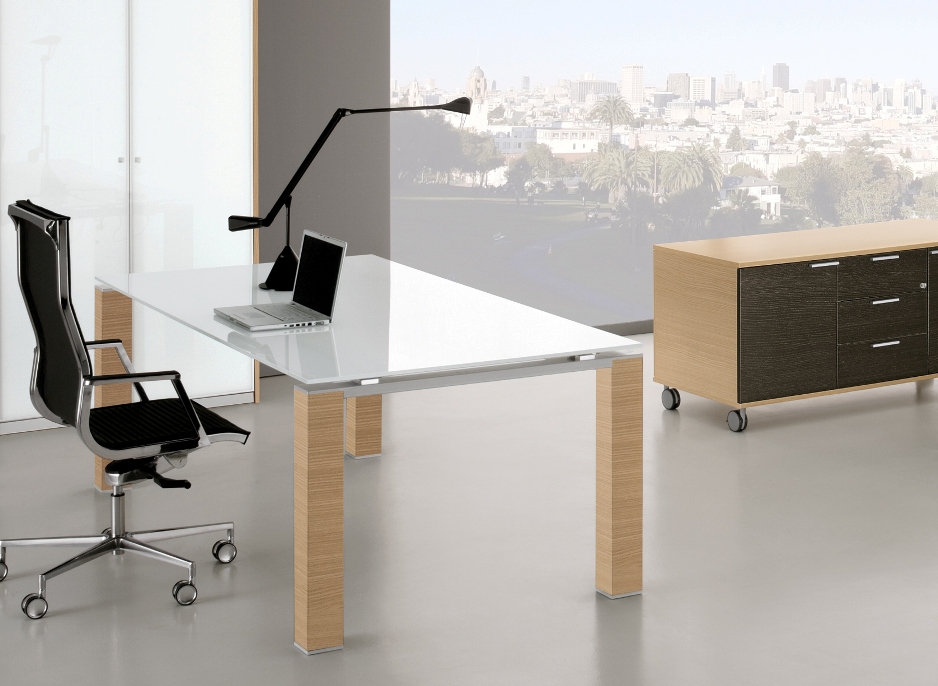 bureau verre design