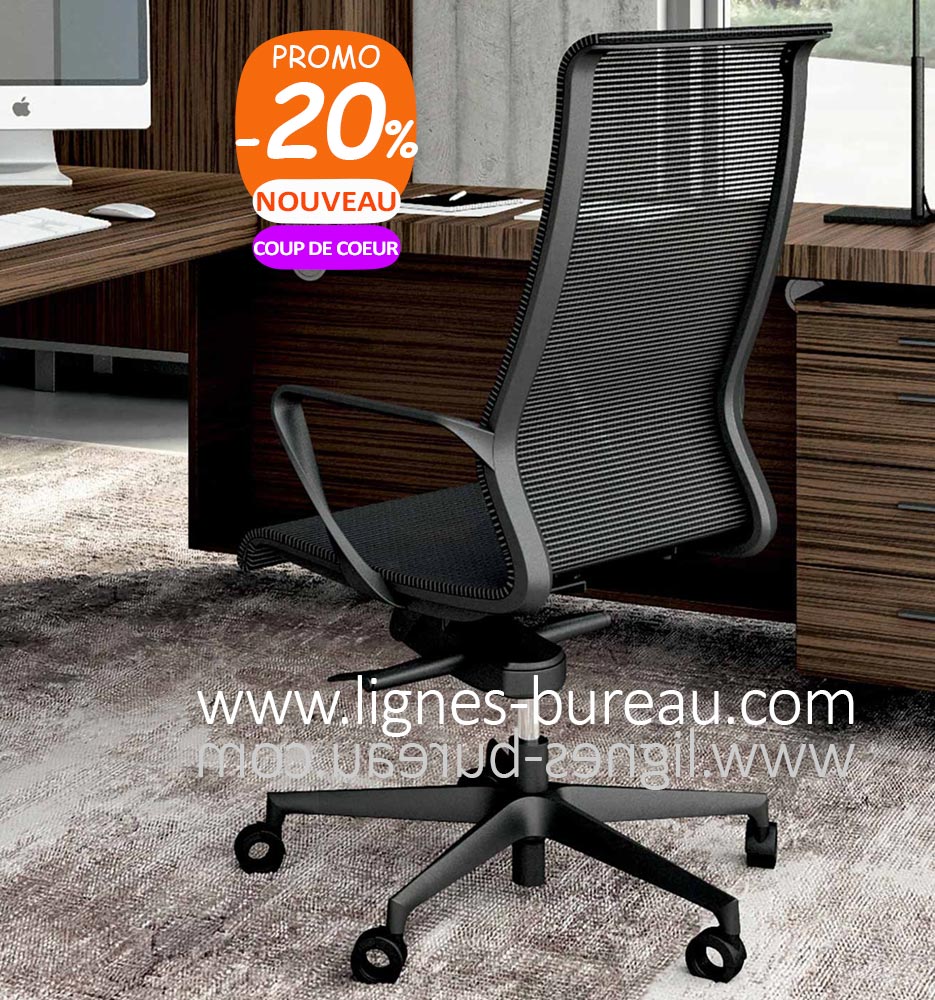 Fauteuil de bureau SQEEZY - accoudoirs fixes - noir Pas Cher Guadeloupe | Bureau Vallée Fauteuil de bureau SQEEZY - accoudoirs fixes - noir Pas Cher Guadeloupe | Bureau Vallée