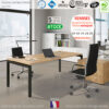 Bureau direction design pas cher Manager, Chêne Authentique