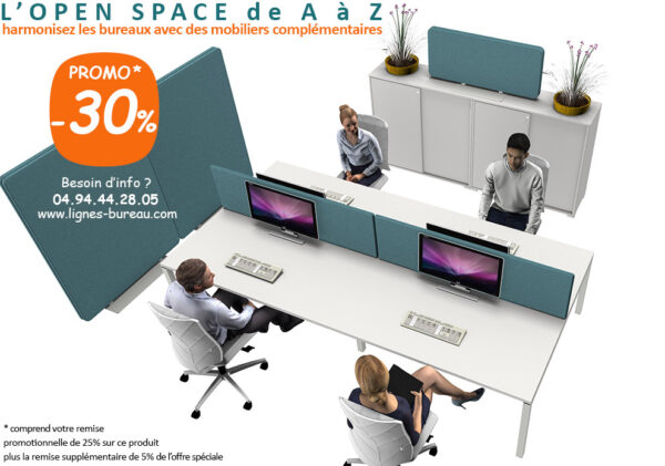 Aménagez votre open space de A à Z avec des meubles assortis