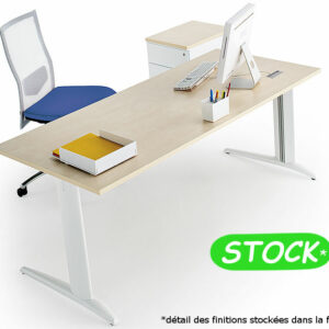 Table de bureau rectangulaire pour professionnel, Océan