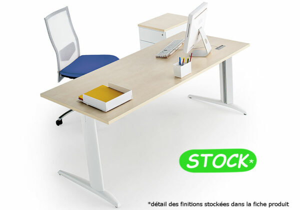 Table de bureau rectangulaire pour professionnel, Océan