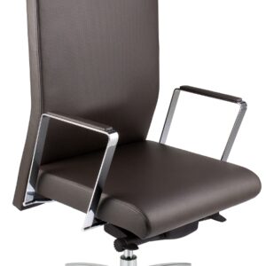 Fauteuil de direction design haut de gamme en cuir, nommé ULTRA