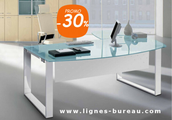 Bureau direction verre Yacht. Version avec convivialité goutte d'eau