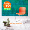 Chaise réunion plastique tom – Image 4