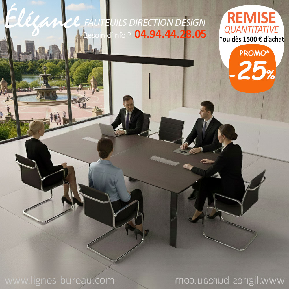 Fauteuil visiteur réunion luge, en cuir, Élegance : optez pour un design chic et épuré ! – Image 4