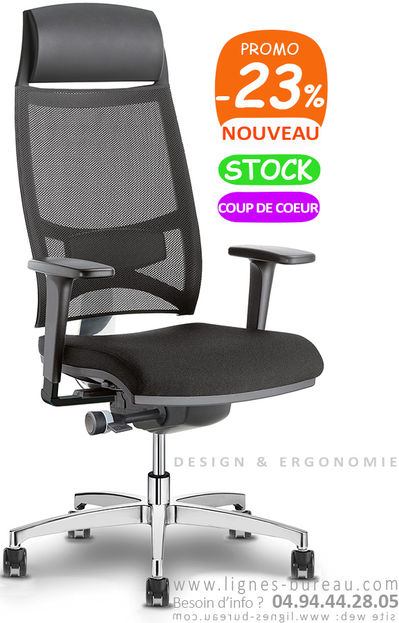 Fauteuils de bureau tissu sur