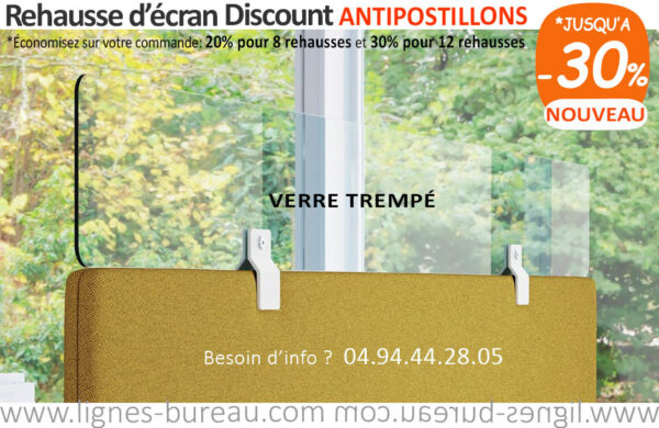 Réhausse séparateur acoustique discount