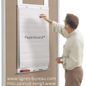 Paperboard blanc amovible pour cloison hauteur 200 cm, Partition Plus