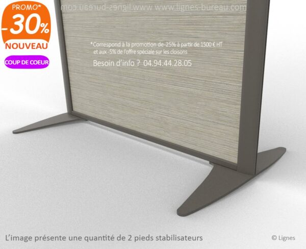 Pied cloison bureau kp clen – Image 5