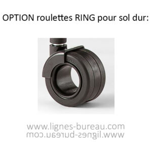 Jeu de roulettes RING pour sol dur proposé en variante: RG12