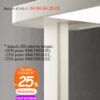 Tête de lampadaire sur pied led blanc pour Open Space, Lumen