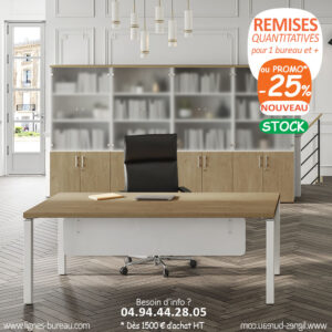 Bureau direction Blanc Laqué brillant design Groenland: achat