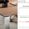 Dimensions de la table de direction moderne haut de gamme Seven