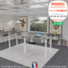 Table de bureau haute pour le travail debout en coworking, Latitude