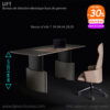 Bureau de direction électrique ajustable en hauteur: moderne, majestueux, ergonomique, LIFT – Image 5