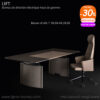 Bureau de direction électrique ajustable en hauteur: moderne, majestueux, ergonomique, LIFT – Image 2