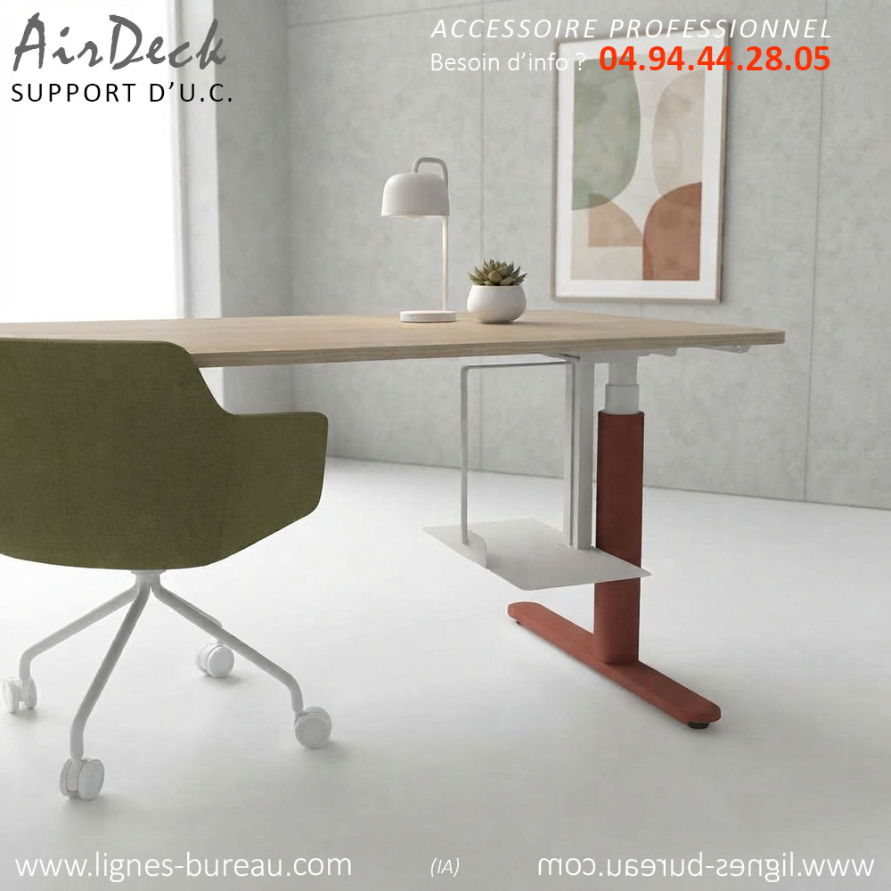 Support pour UC informatique de bureaux - Modèle AirDeck